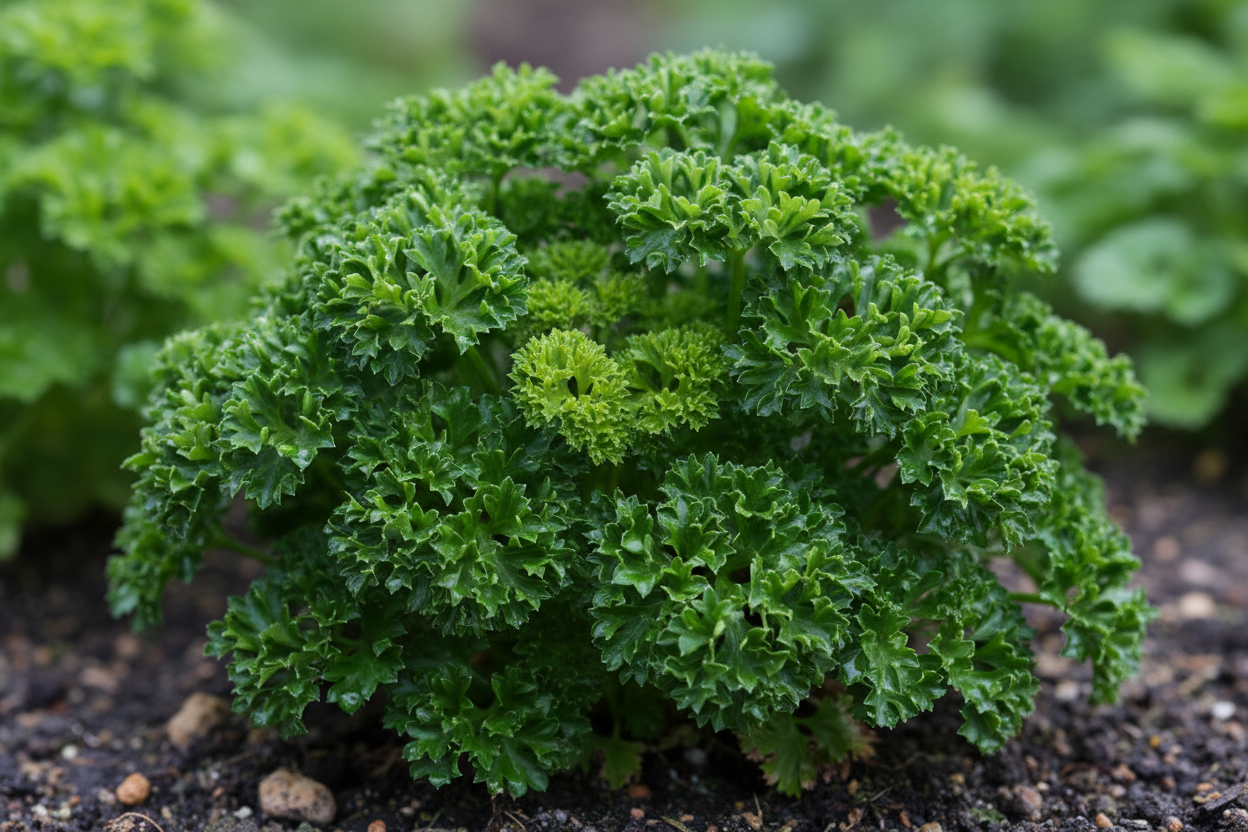 triple curled parsley