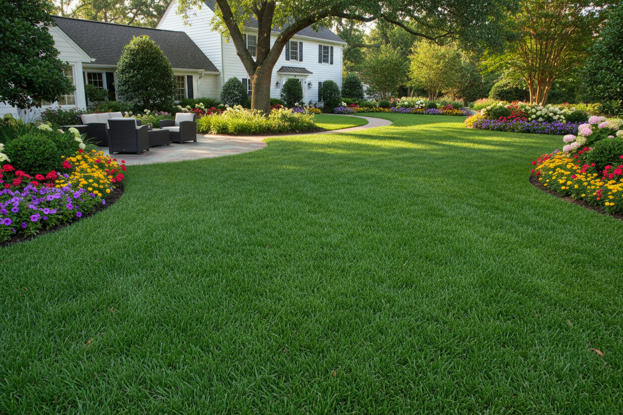 give me floratam in a landscaping setting 