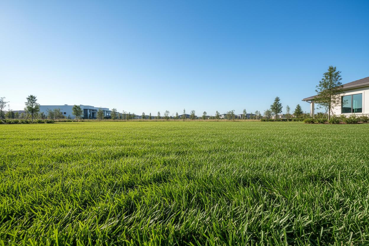 give me floratam sod in a open landscaping setting with full sun 