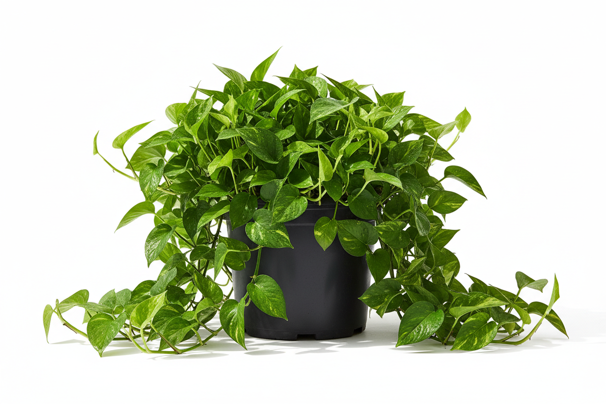 green pothos in a 3 Gallon container 