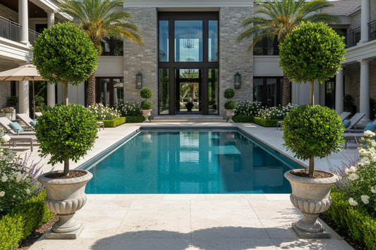 it will be 2 ball per tree so one atop of another 